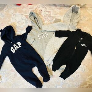 Nike Black Hooded Jumpsuit